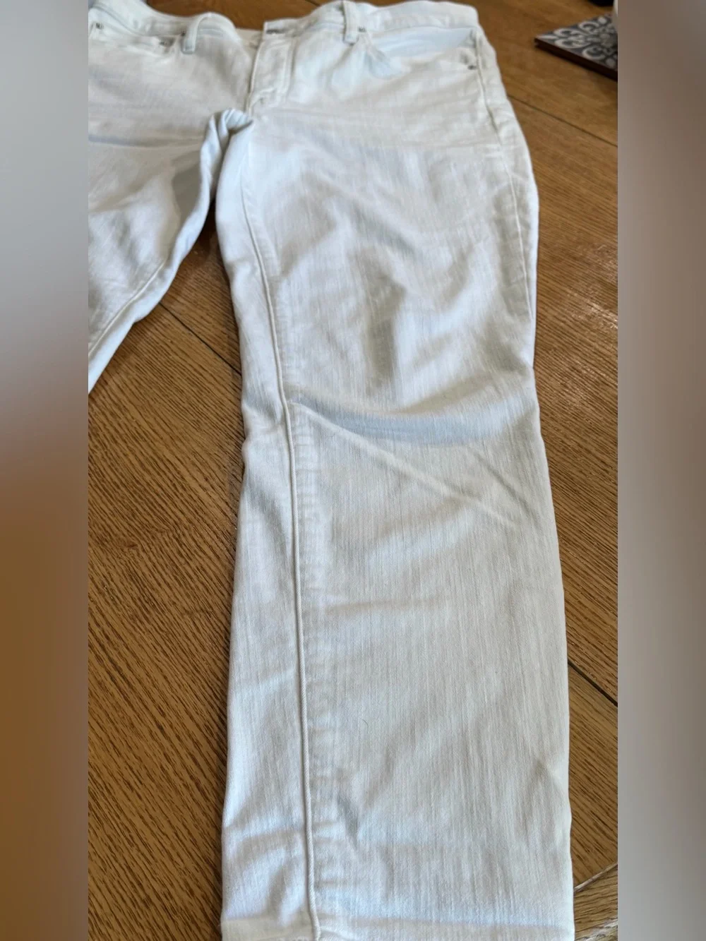 J. Crew Women's High-Rise Jeans — White